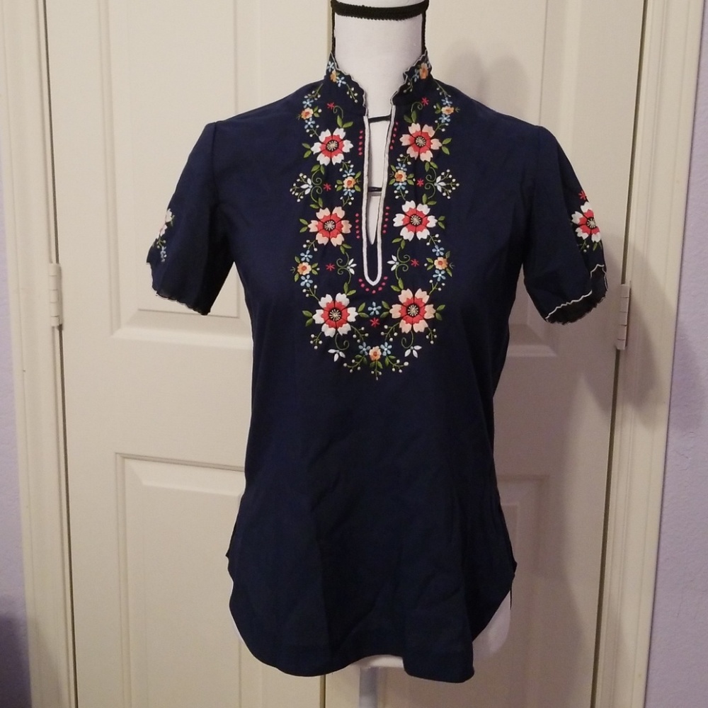 Lily Vintage Chinese Women's Top - Picture 1 of 7